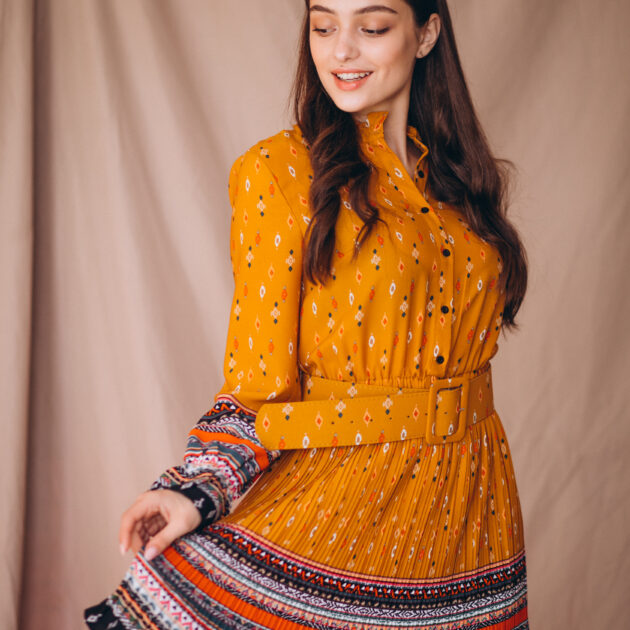 YellowBasanti Breeze Kurti