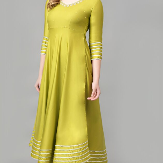 Women's Rayon solid Embroidered Kurta Pant and Dupatta Set