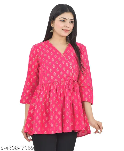 Women’s Cotton Printed Top
