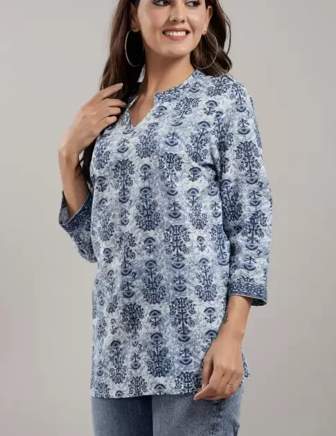 Women’s Cotton Printed Top
