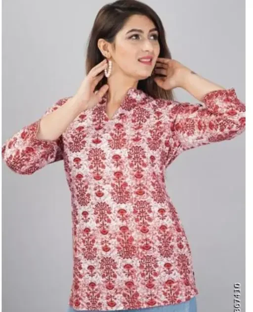 Women’s Cotton Printed Top