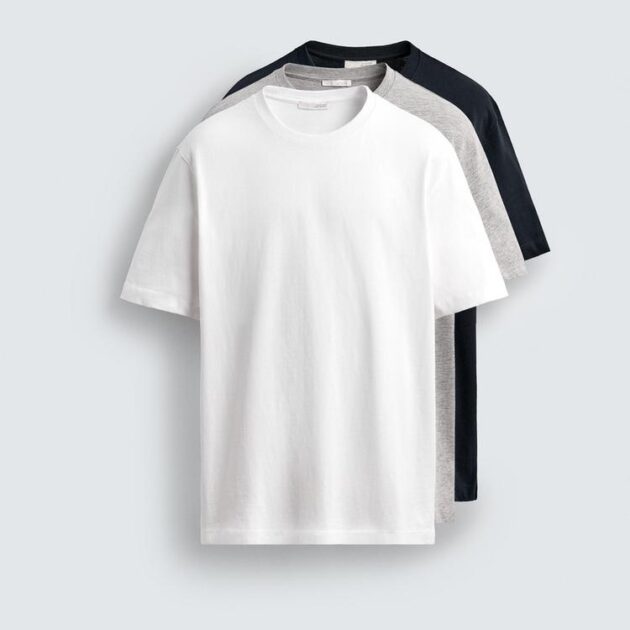 3-PACK OF BASIC MEDIUM WEIGHT T-SHIRTS