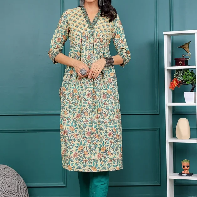 EmbroiLuxe Kurti