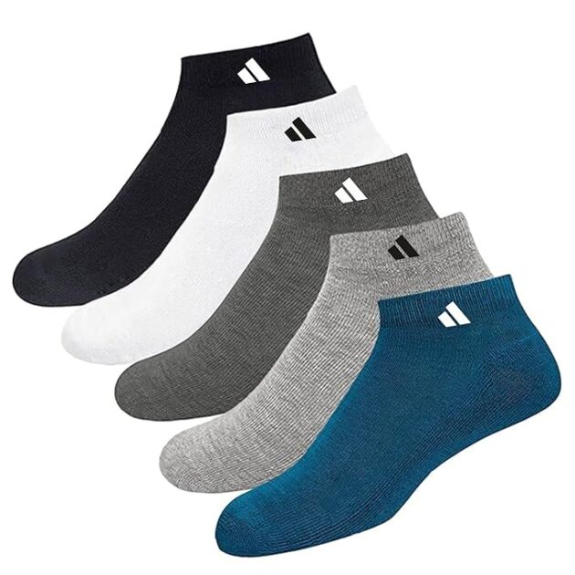Unisex Solid Ankle Length Socks