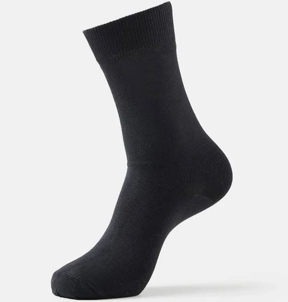 Men's Mercerized Cotton Crew Length Socks